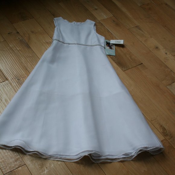 Us Angels Long White 12 (NWT) Formal Dress - Picture 10 of 12